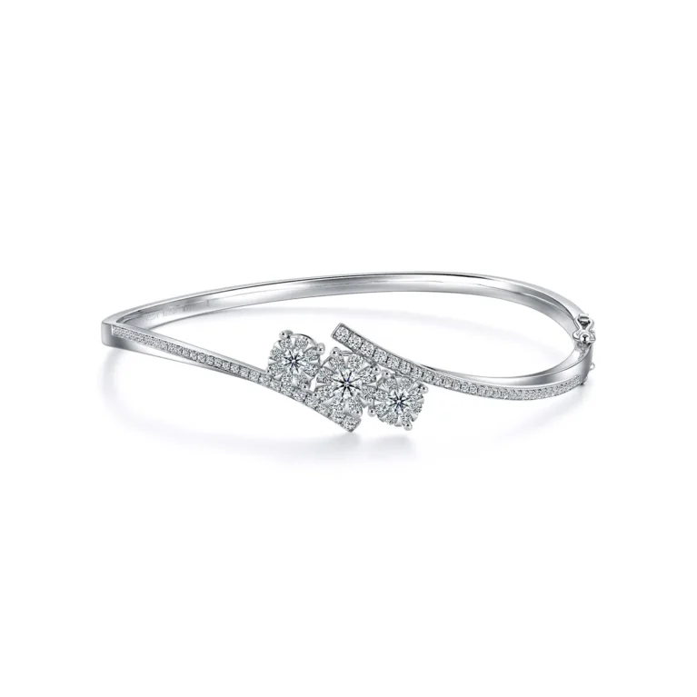 Eterna Sculpt Diamond Bangle