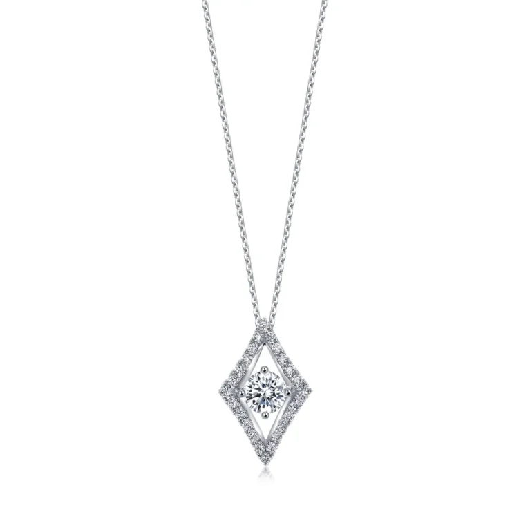 Diamond Harmony 18K White Gold Diamond Necklace