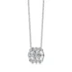 Ocean Wave - 18K White Gold Diamond Necklace