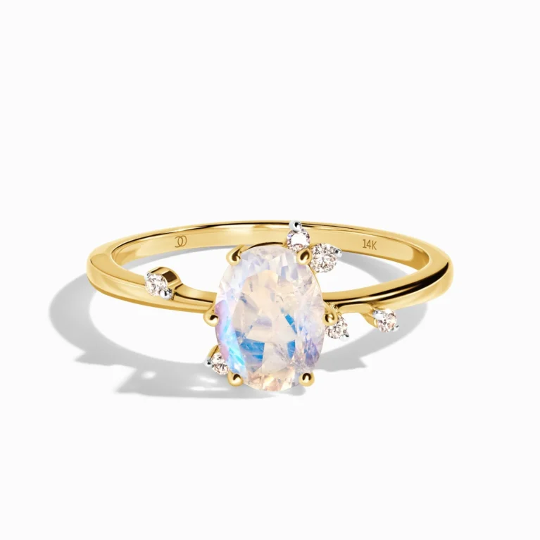 Selene Moonstone Ring